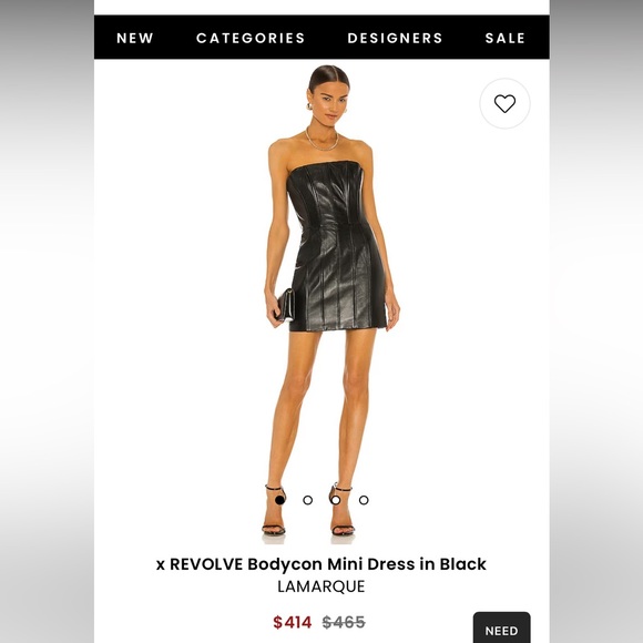 REVOLVE Bodycon Mini Dress in Black
LAMARQUE - Picture 1 of 6